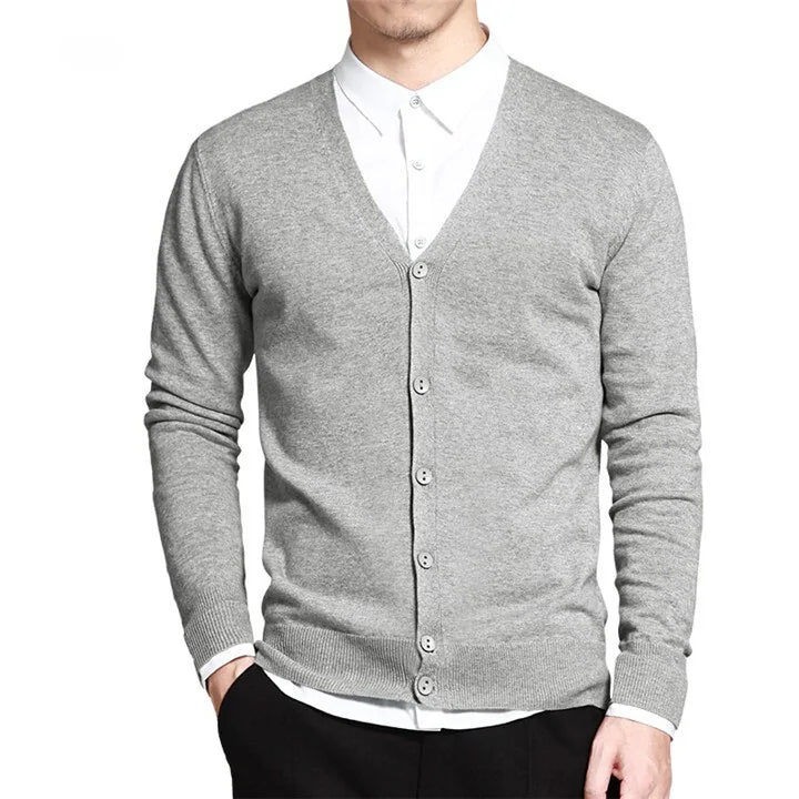 Men's Cardigan Sweater - SensorySoftShop