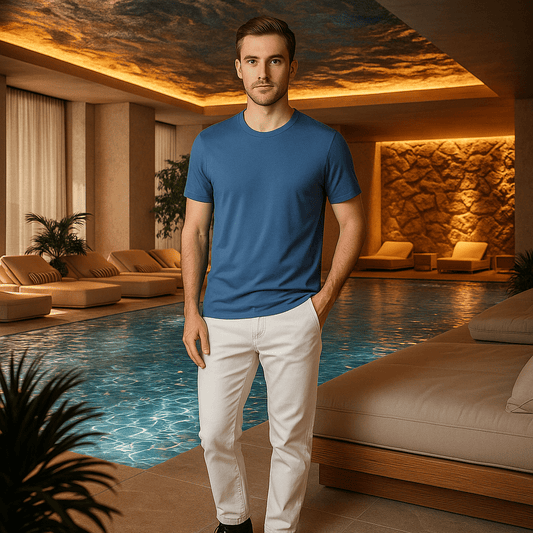 Men's Double - Sided Modal Short Sleeve T-Shirts - SensorySoft