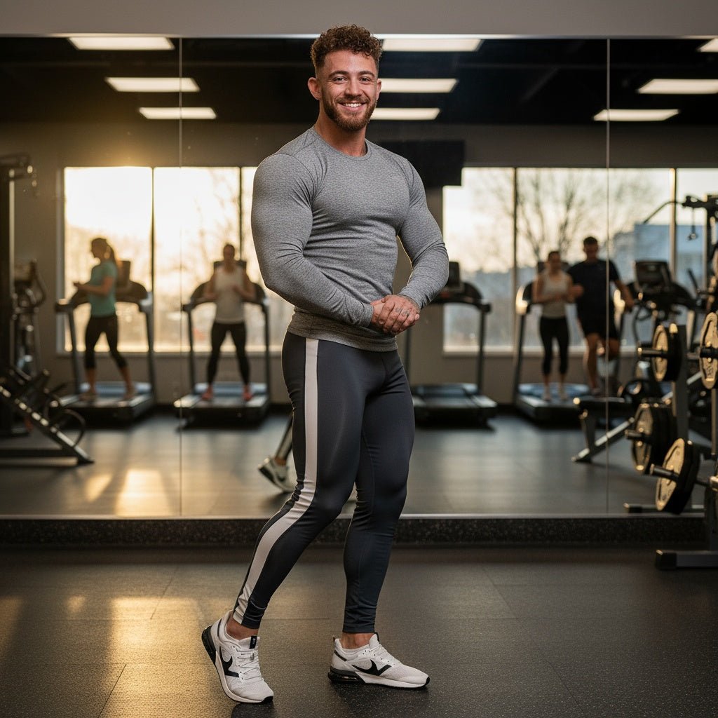 Men's Fitness Knit Base Layer Shirt - SensorySoftShop