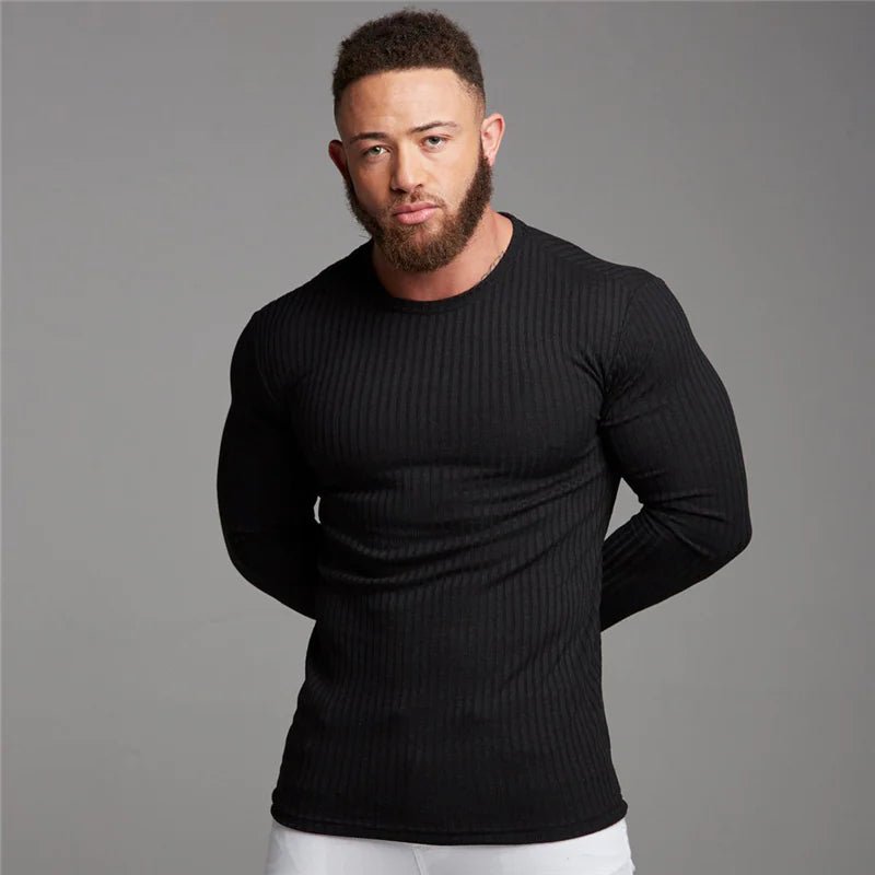 Men's Fitness Knit Base Layer Shirt - SensorySoftShop