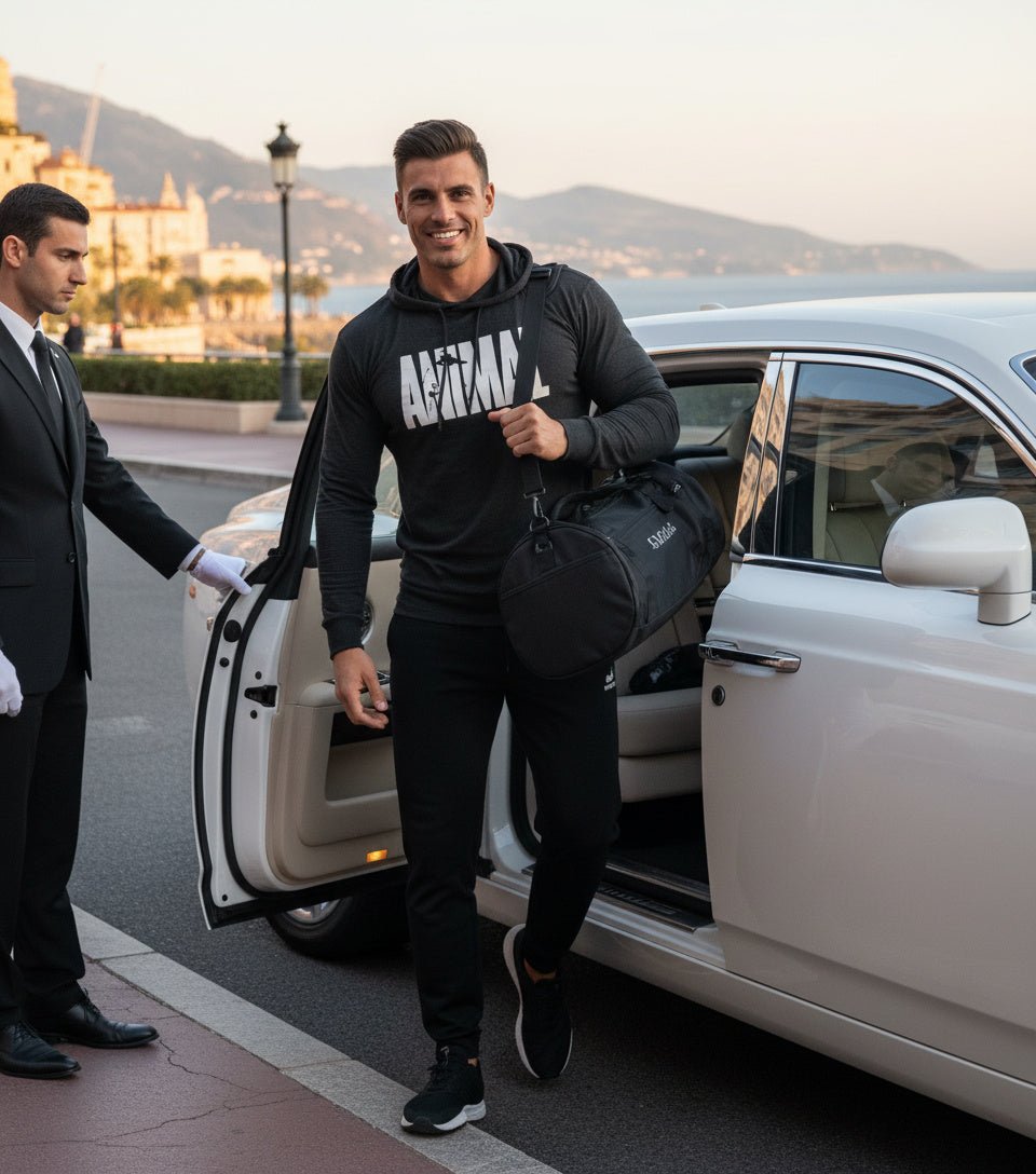 Men's Fitness Long Sleeve Hooded Sweatshirt - SensorySoftShop