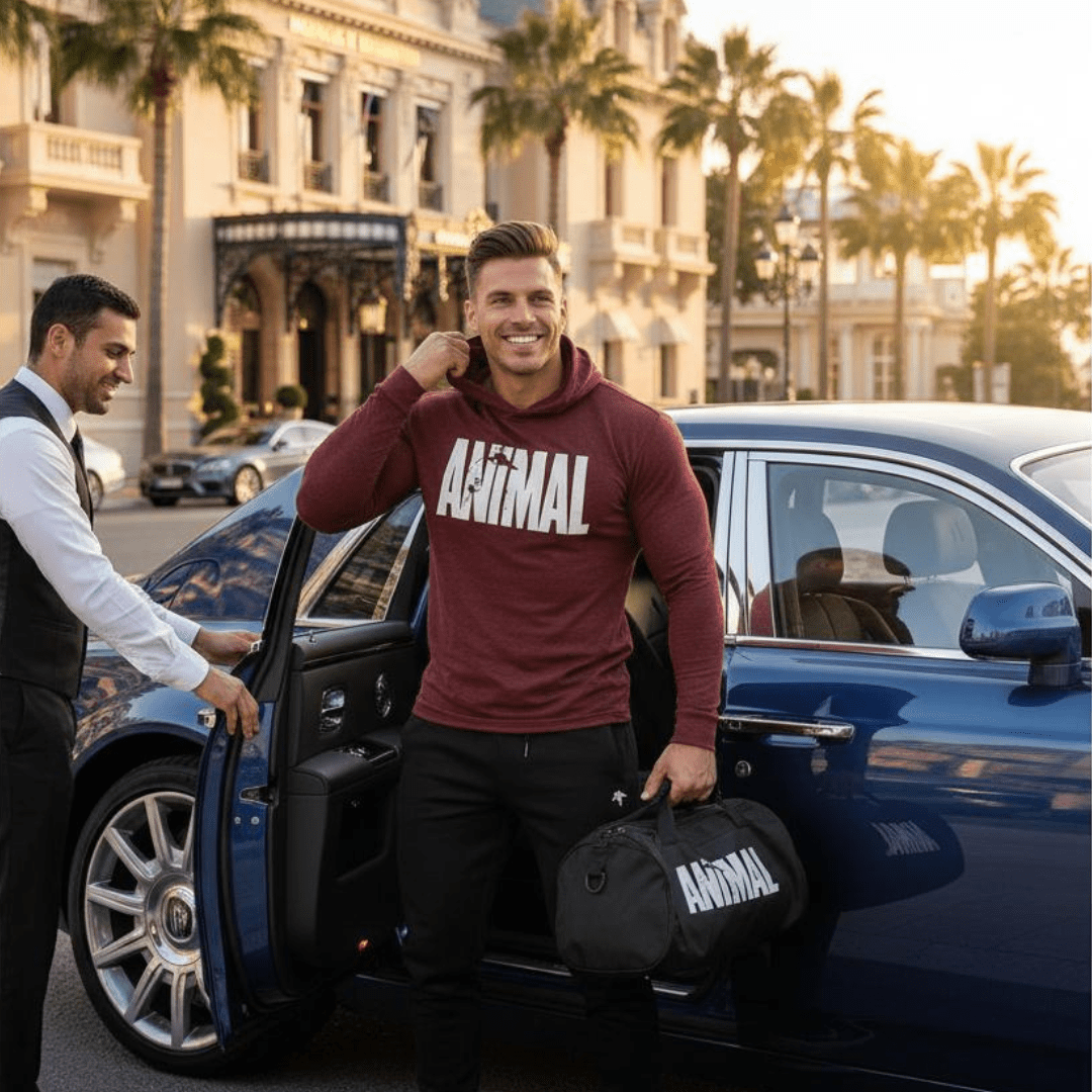 Men's Fitness Long Sleeve Hooded Sweatshirt - SensorySoftShop