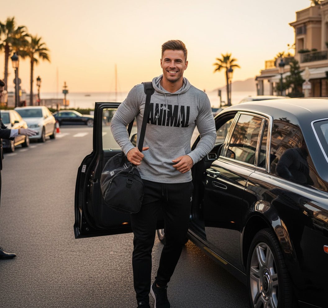 Men's Fitness Long Sleeve Hooded Sweatshirt - SensorySoftShop