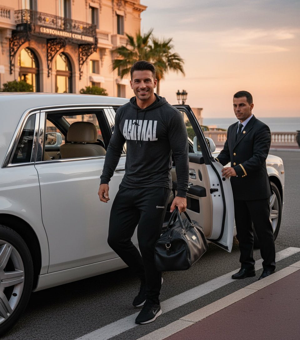 Men's Fitness Long Sleeve Hooded Sweatshirt - SensorySoftShop