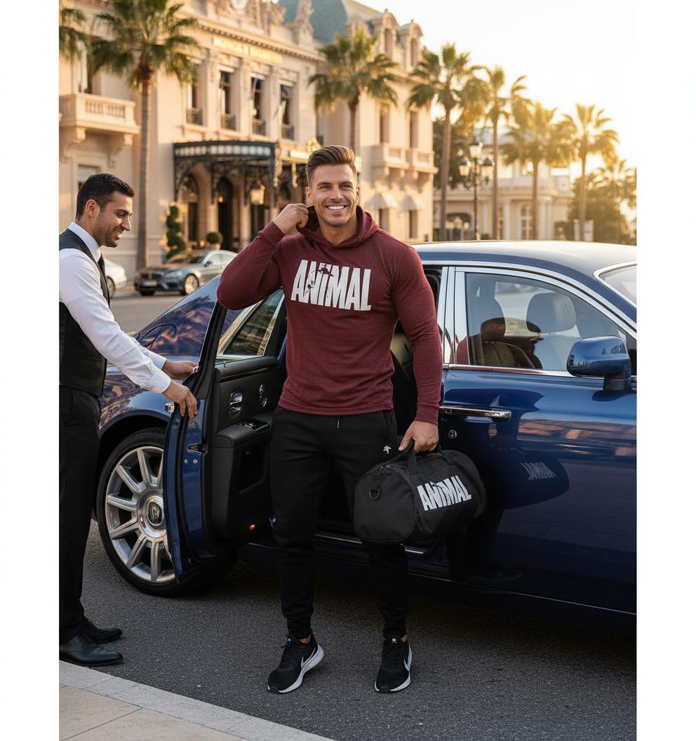 Men's Fitness Long Sleeve Hooded Sweatshirt - SensorySoftShop