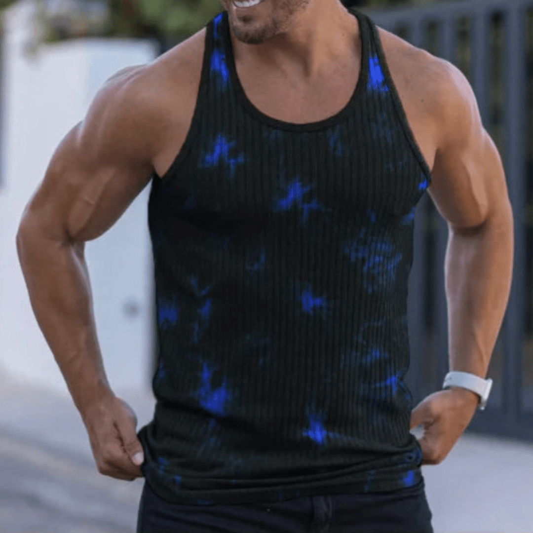 Men's Fitness Sleeveless Gym Vest Tank Top - SensorySoftShop