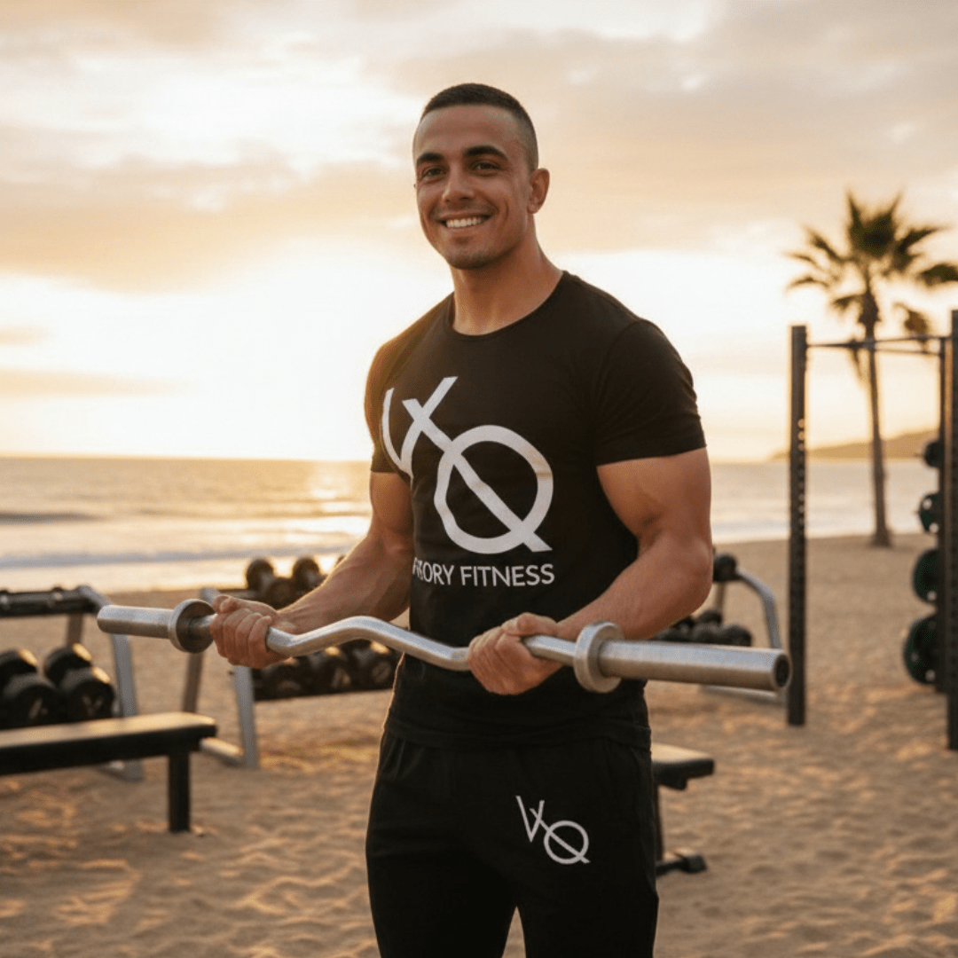 Men's Fitness T-Shirt - Stretchy Breathable Casual Wear - SensorySoftShop