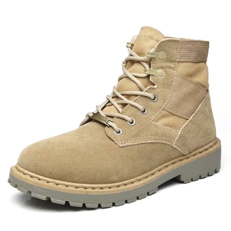 Men's High - Top British Retro Trend Boots - SensorySoftShop