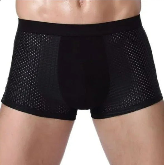 Men's Ice Silk Mesh U - Convex Boxer Briefs - SensorySoft