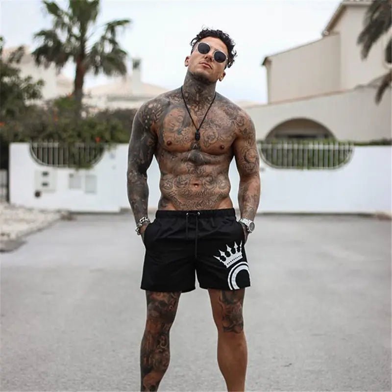 Men's KING Casual Sports Fitness Shorts - SensorySoft