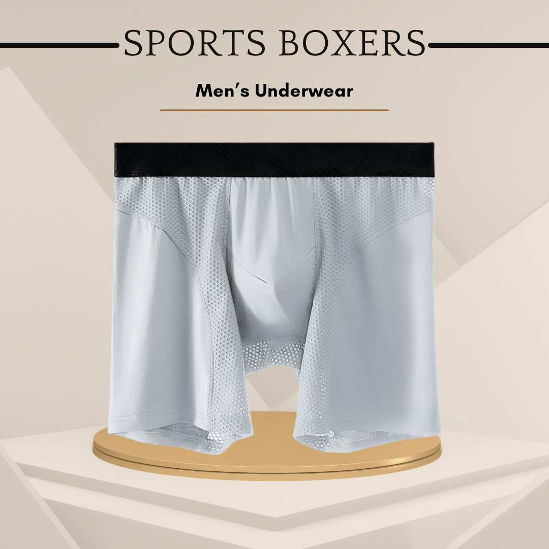 Men's Lengthened Modal Anti - Abrasion Sports Boxers - SensorySoft