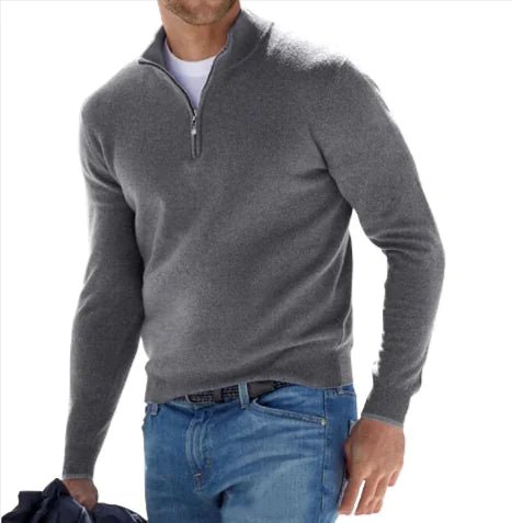 Men's Long - Sleeved Cardigan - SensorySoftShop