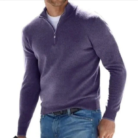 Men's Long - Sleeved Cardigan - SensorySoftShop