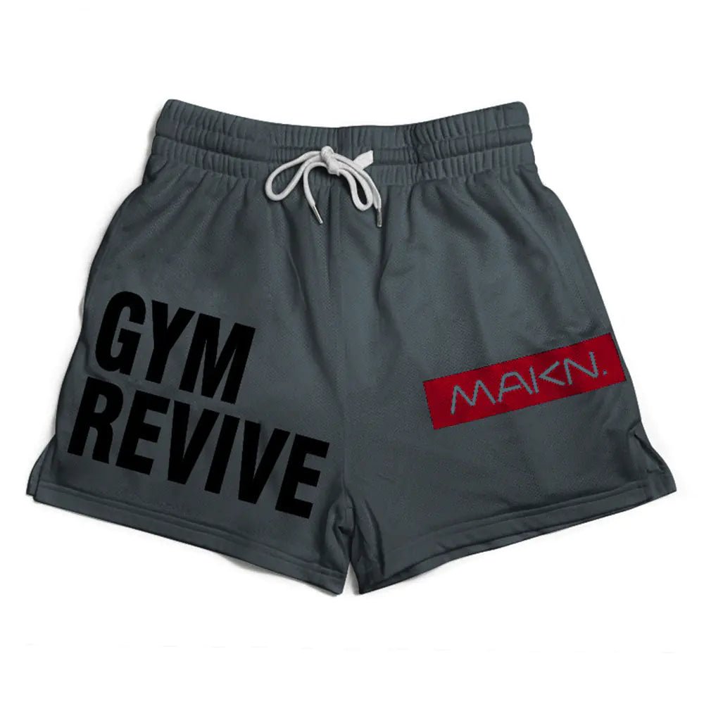 Men's MAKIN Fight Shorts - Breathable Mesh Running Boxing Shorts - SensorySoft