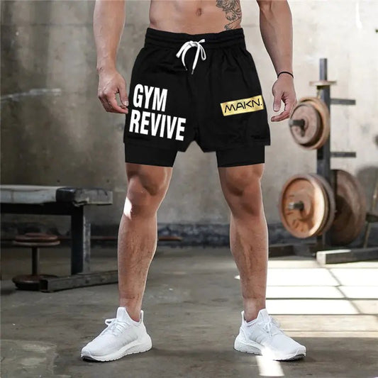 Men's MAKIN Fight Shorts - Breathable Mesh Running Boxing Shorts - SensorySoft