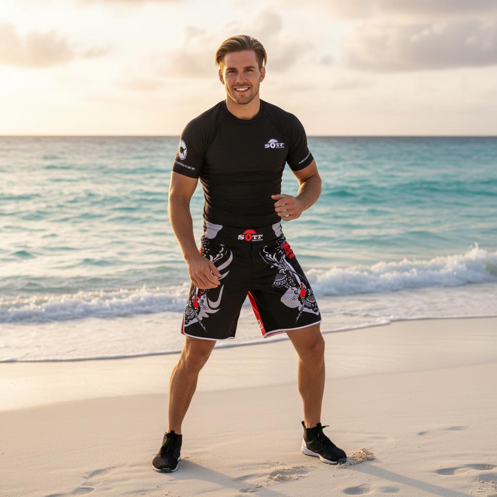 Men's MMA SOTF Muay Thai Shorts for Training and Fitness - SensorySoftShop