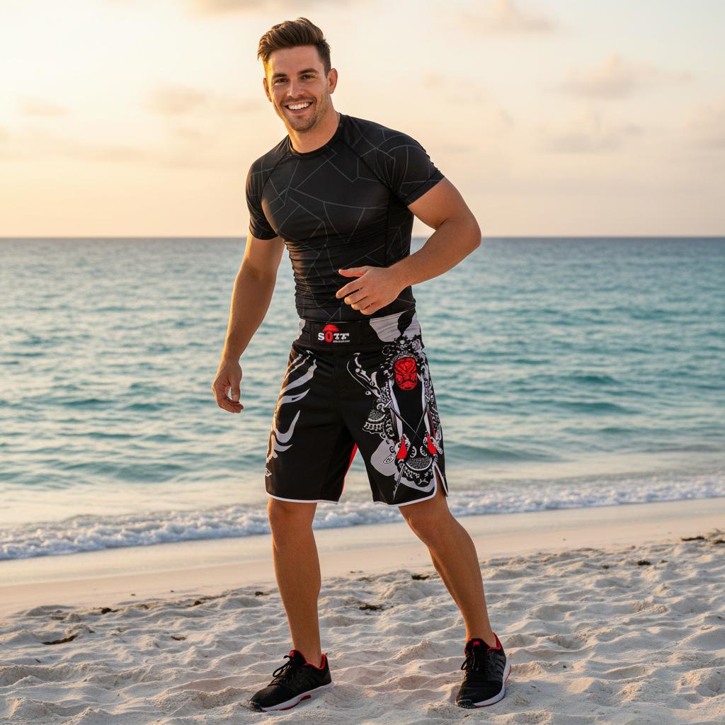 Men's MMA SOTF Muay Thai Shorts for Training and Fitness - SensorySoftShop