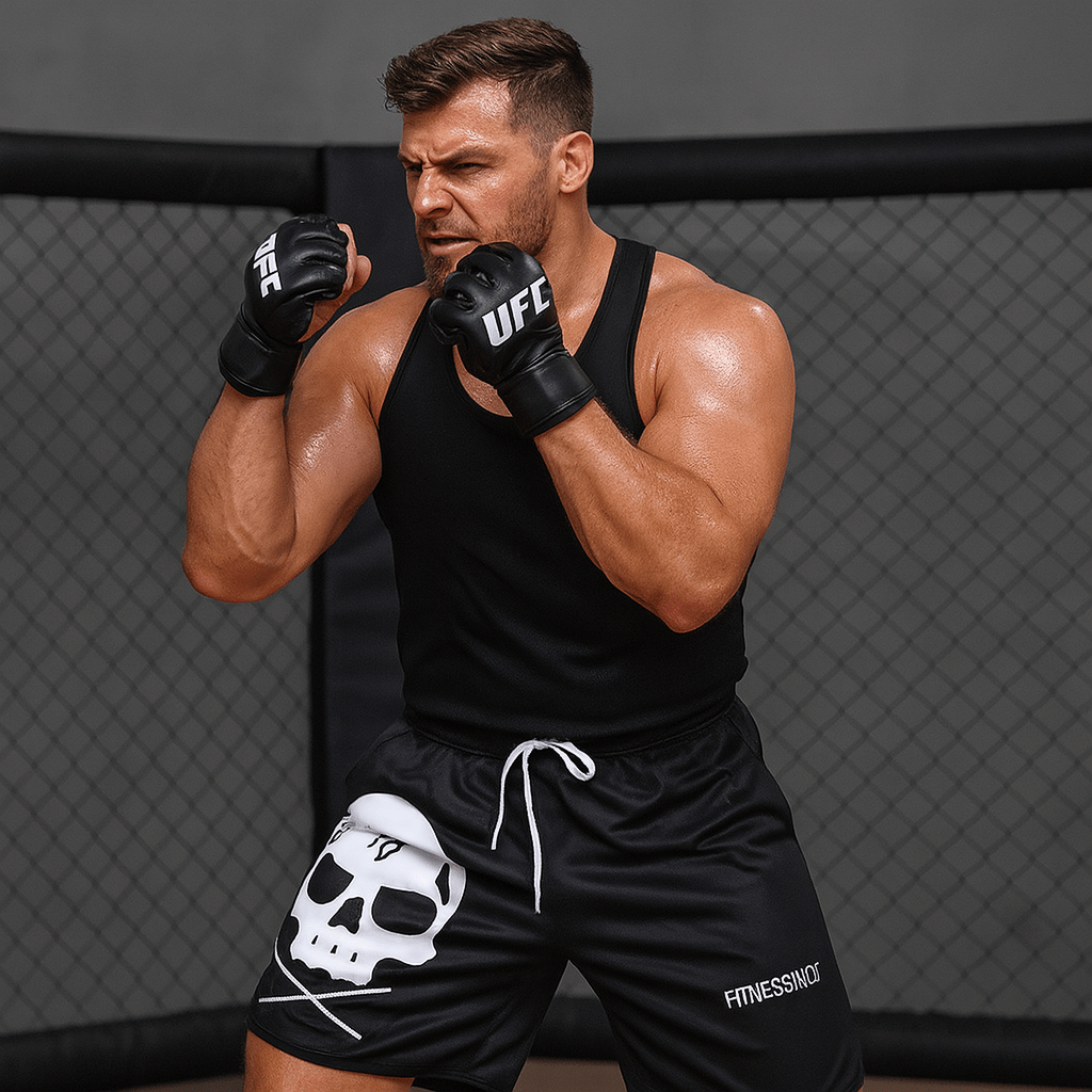 Men's Plus Size Quick - Drying MMA Sports Shorts for Summer - SensorySoft