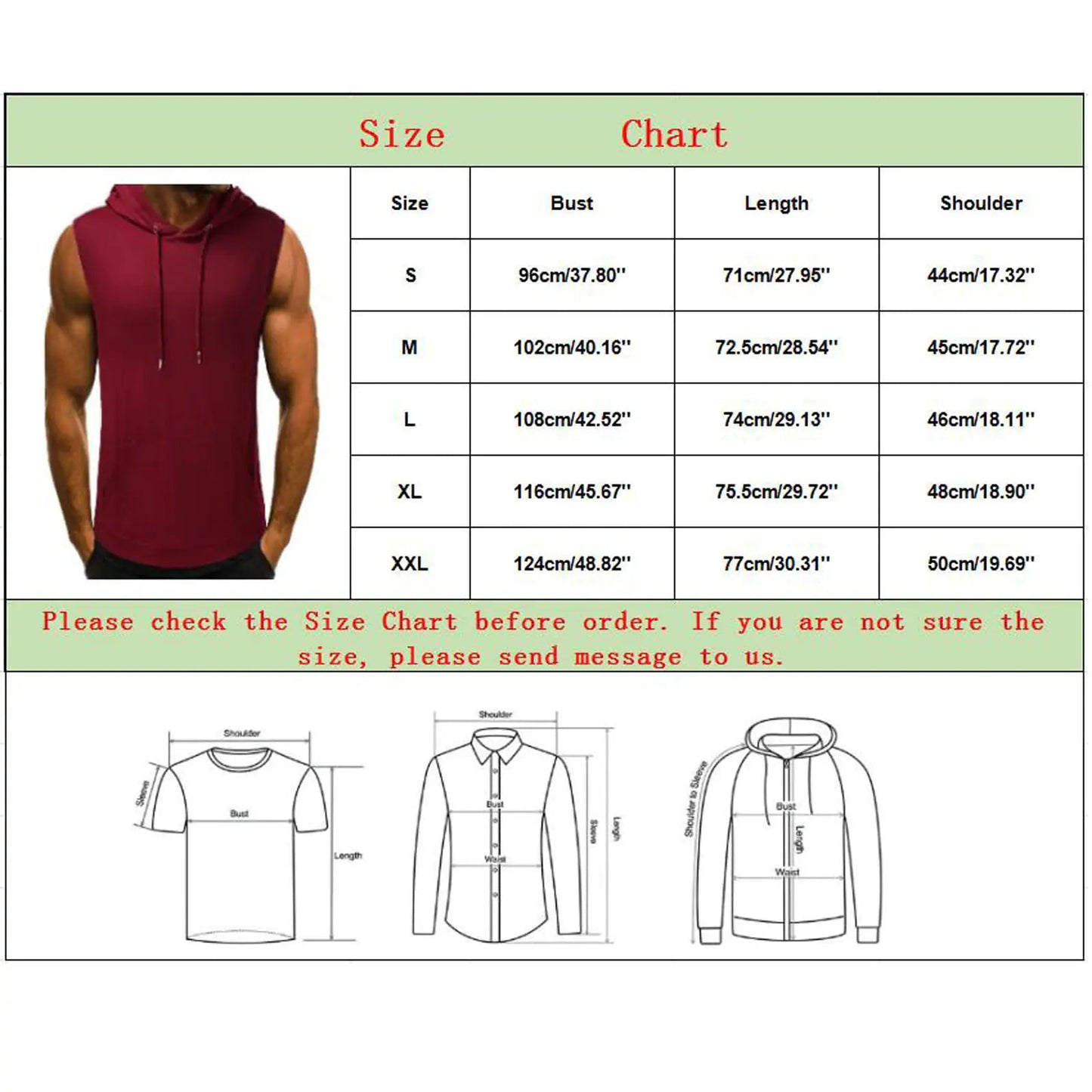 Men's Sleeveless Tank Top - SensorySoftShop