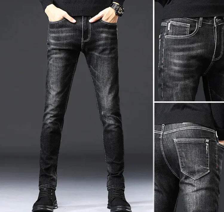 Men's Slim - Fit Casual Jeans – Timeless Style, Everyday Comfort - SensorySoft
