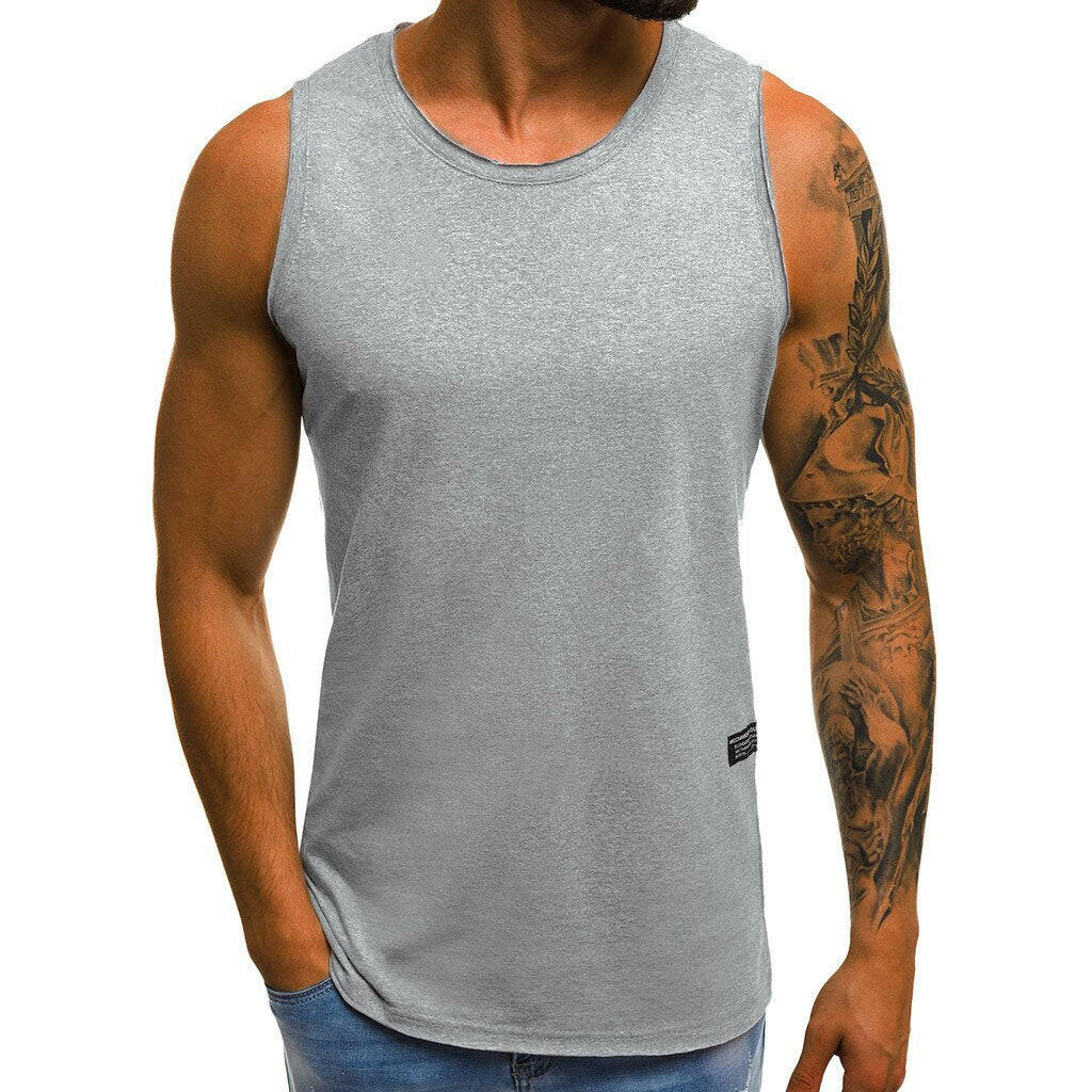 Men's Summer Casual Slim Sleeveless Singlet - SensorySoftShop