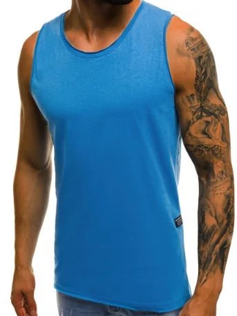 Men's Summer Casual Slim Sleeveless Singlet - SensorySoftShop
