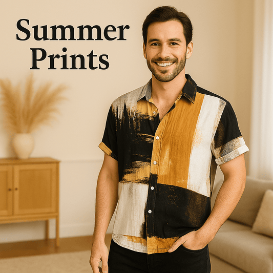 Men’s Summer Printed Shirts – Bold Style Meets Cool Comfort - SensorySoft