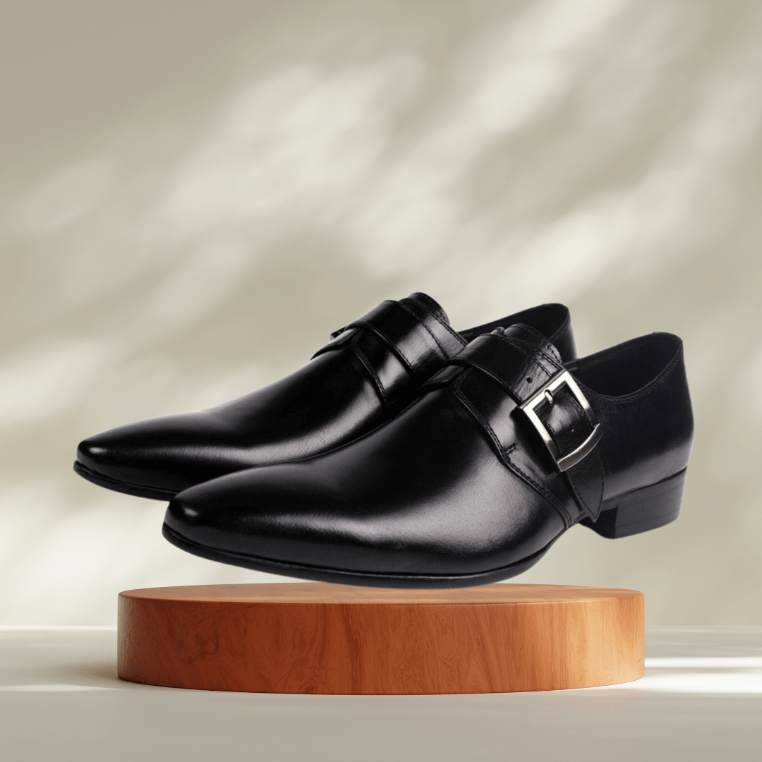 Men’s Two - Tone Leather Derby Dress Shoes – Classic Sophistication, Elevated - SensorySoft