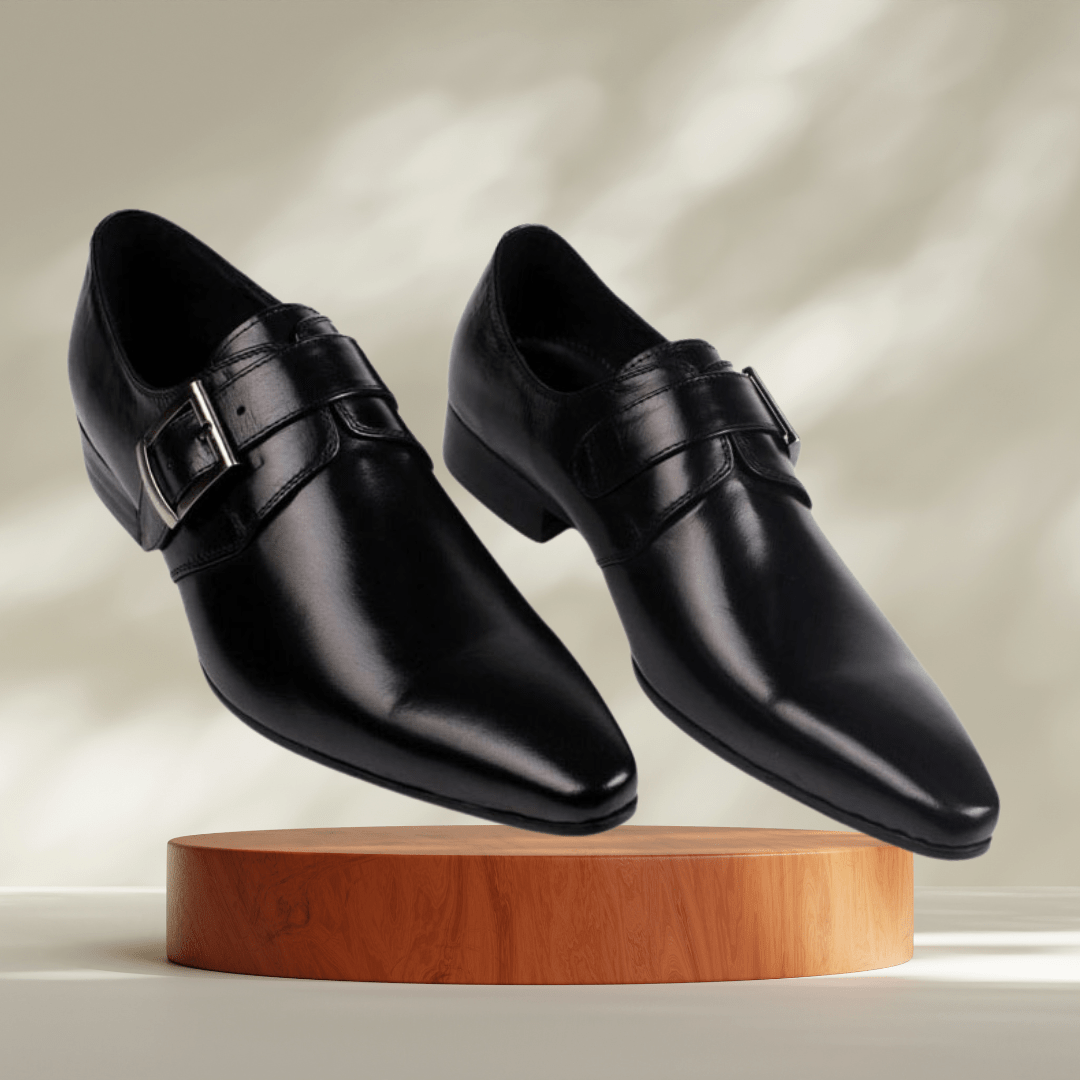 Men’s Two - Tone Leather Derby Dress Shoes – Classic Sophistication, Elevated - SensorySoft