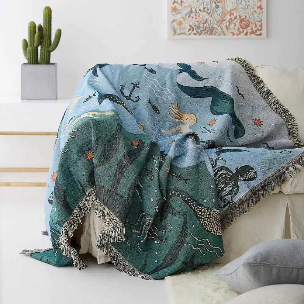 Mermaid Throw Blanket - SensorySoftShop