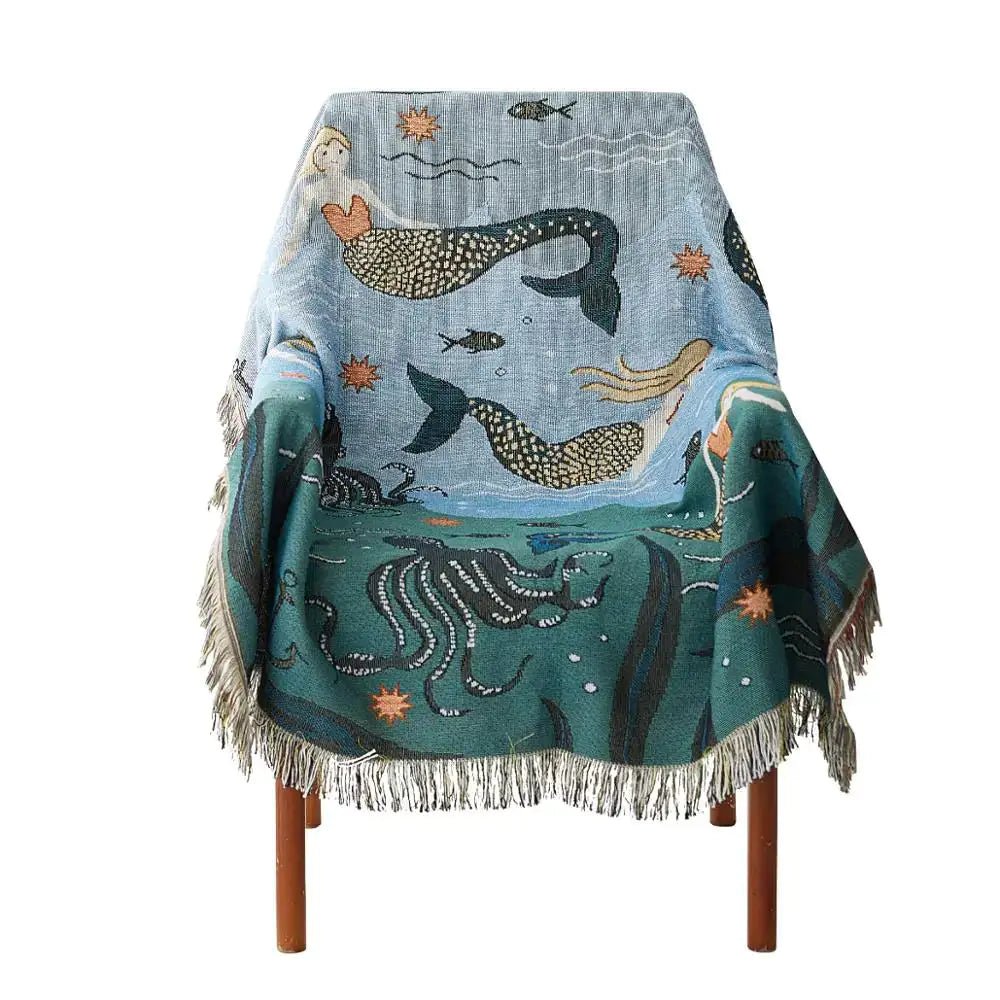 Mermaid Throw Blanket - SensorySoftShop