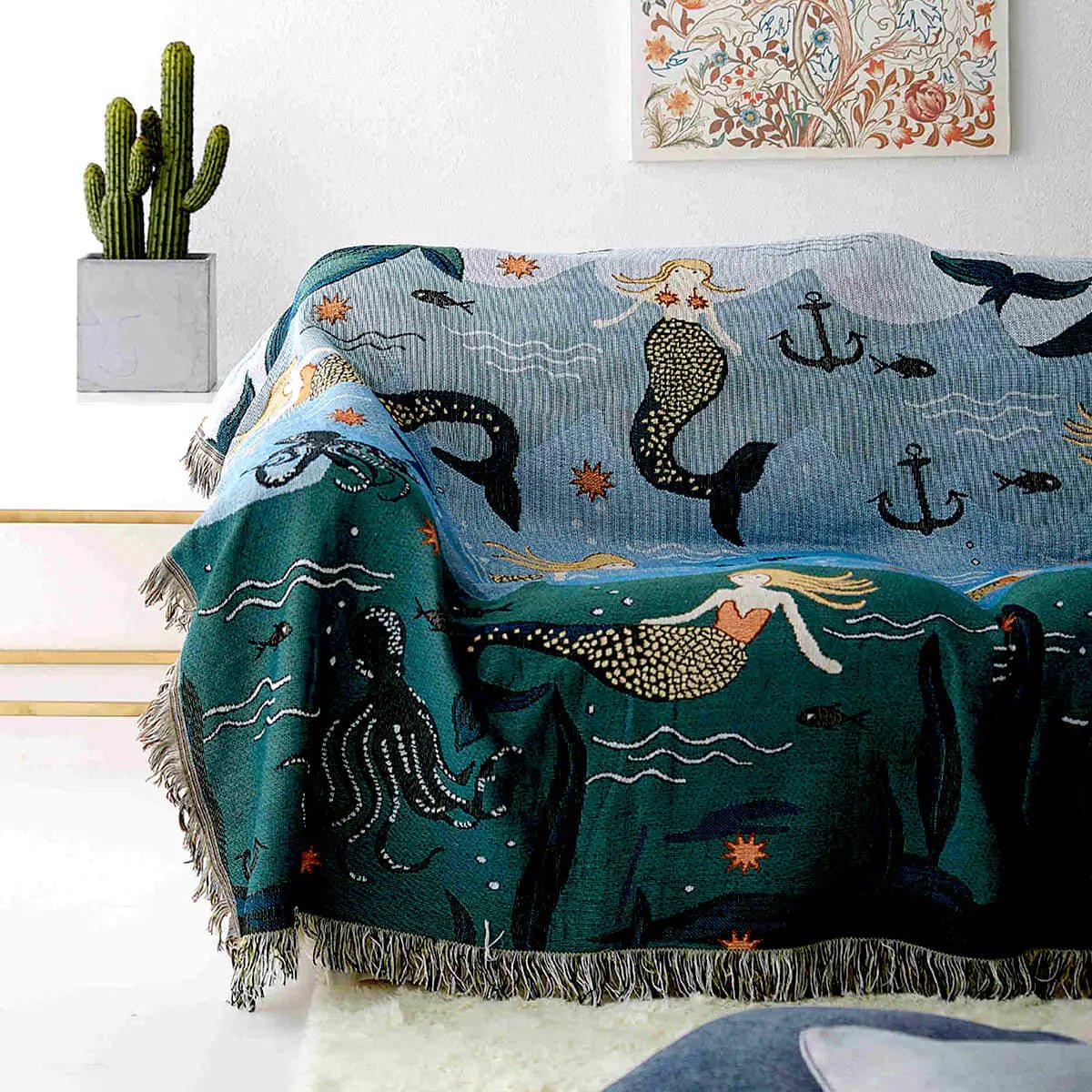 Mermaid Throw Blanket - SensorySoftShop