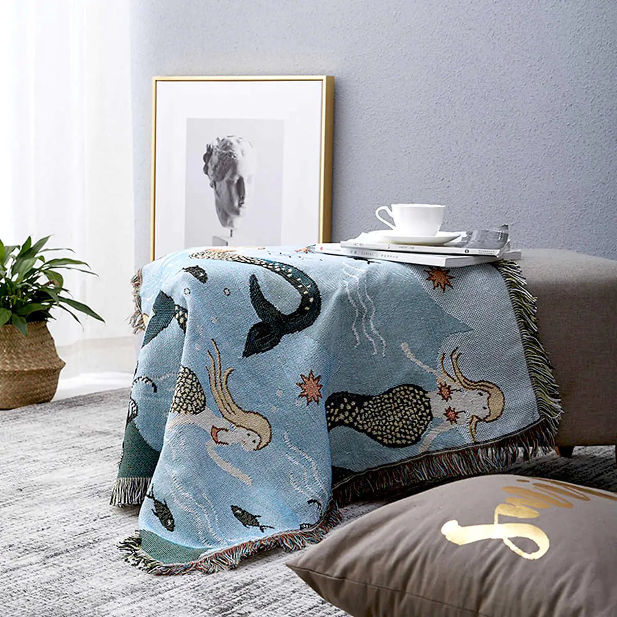 Mermaid Throw Blanket - SensorySoftShop