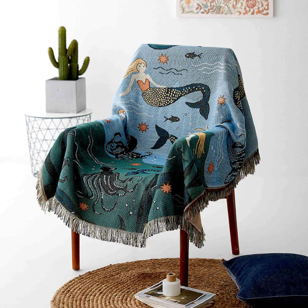 Mermaid Throw Blanket - SensorySoftShop