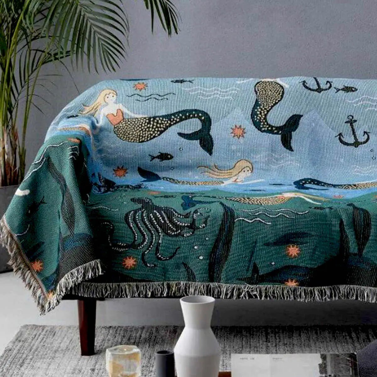 Mermaid Throw Blanket - SensorySoftShop
