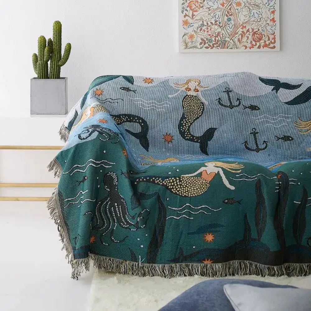 Mermaid Throw Blanket - SensorySoftShop