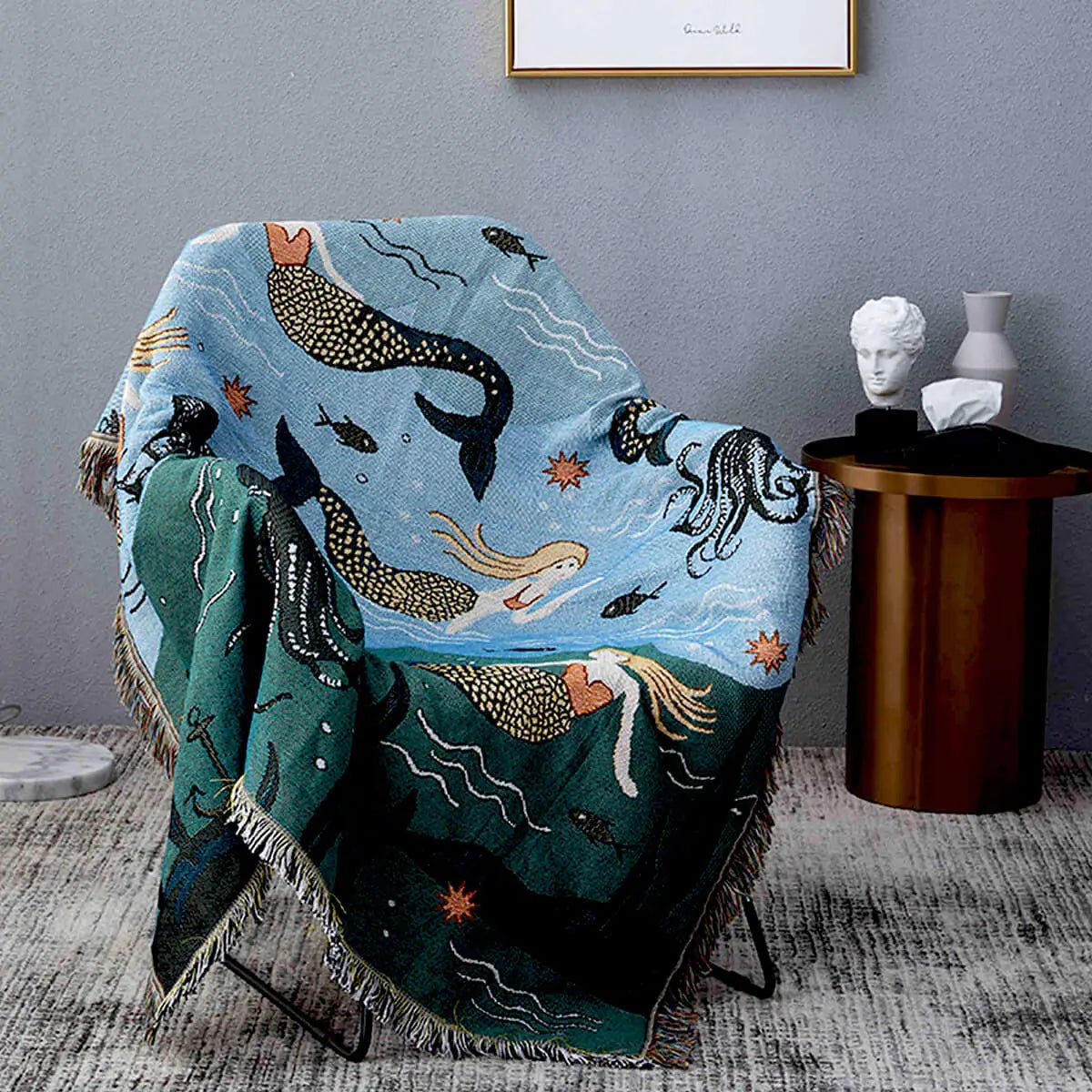 Mermaid Throw Blanket - SensorySoftShop