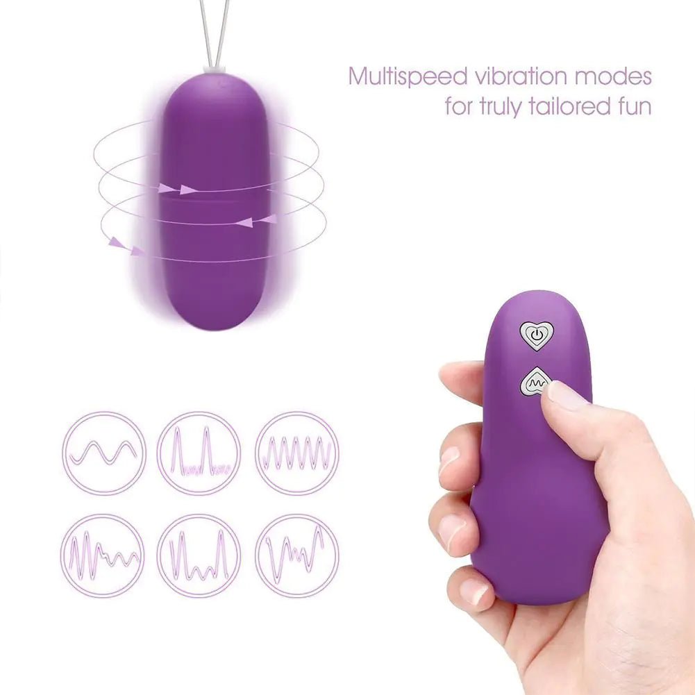 Mini Waterproof Wireless Remote Vibrating Egg - SensorySoft