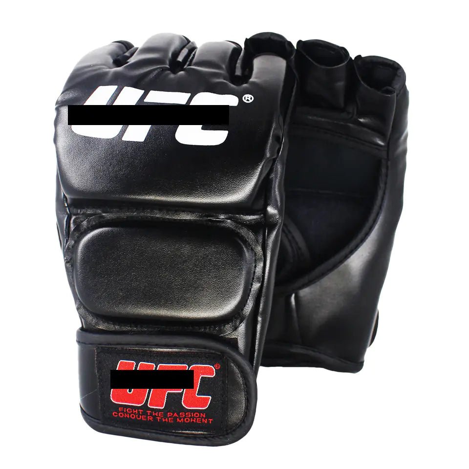 MMA Adult Half - Finger Boxing Gloves for Training - SensorySoftShop