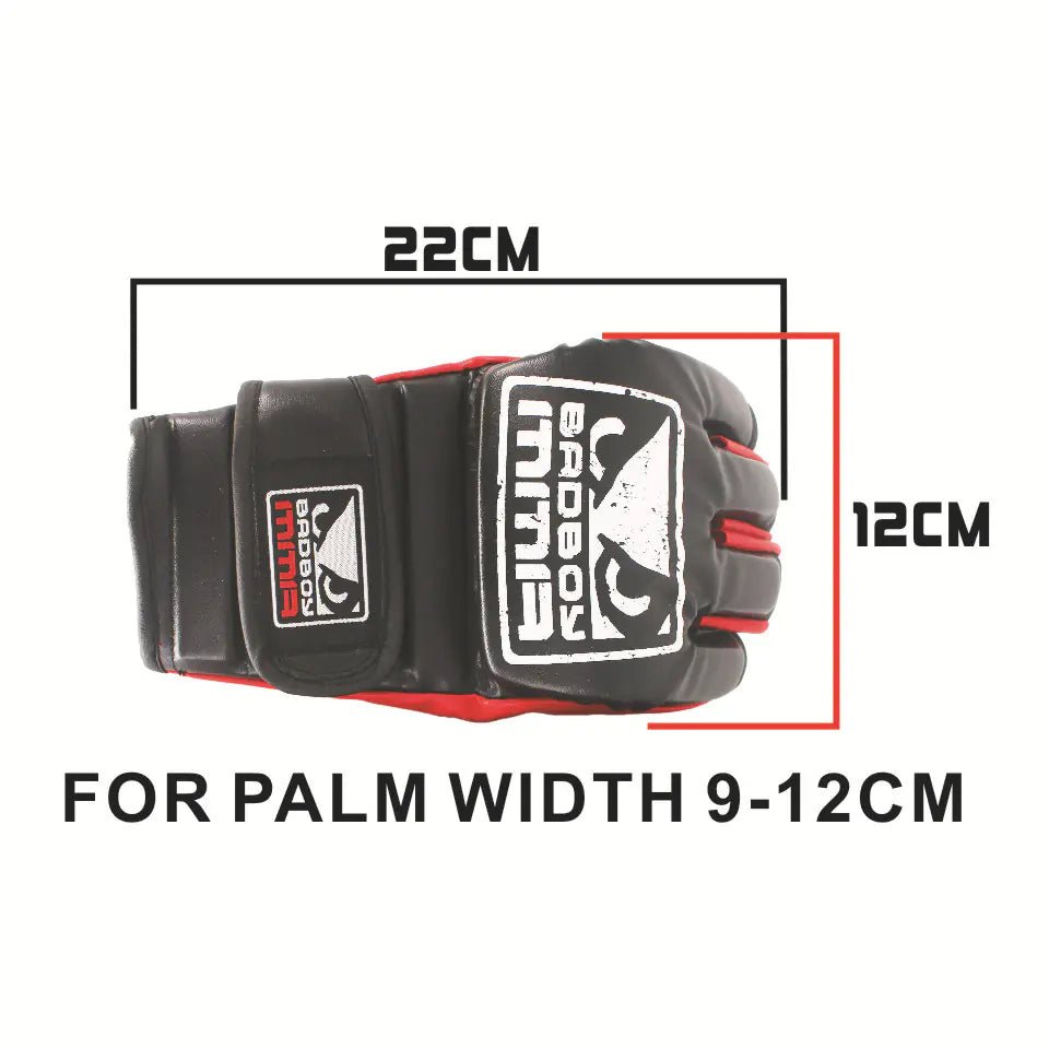 MMA Adult Half - Finger Boxing Gloves for Training - SensorySoftShop
