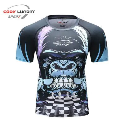 MMA T-Shirt and Muay Thai Shorts Set for Men - SensorySoftShop