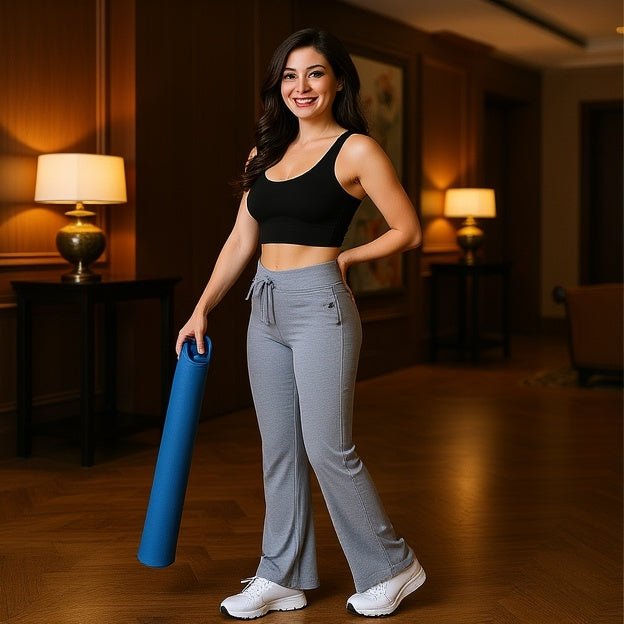 Modal Yoga Pants - Sport Leisure Pants - Flare Trousers - SensorySoft