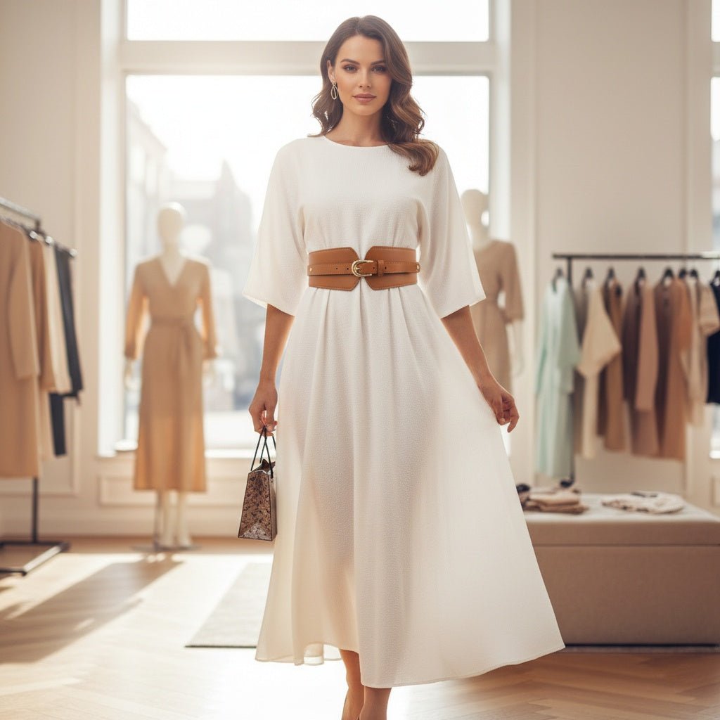 New Women's Casual Belt for Skirts and Coats - SensorySoftShop