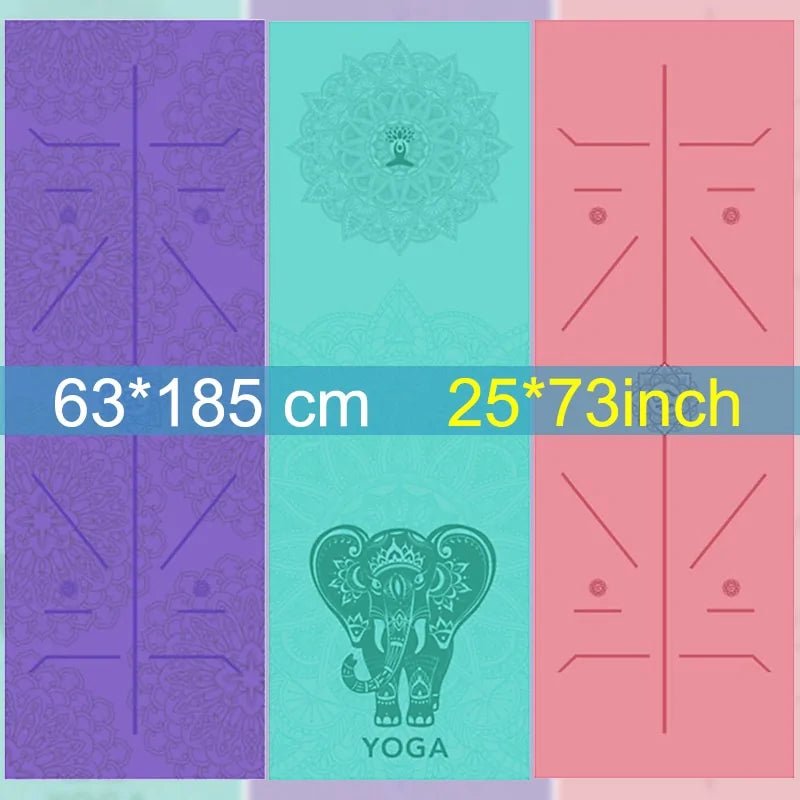 Non - Slip Yoga Mat Cover Towel - SensorySoft
