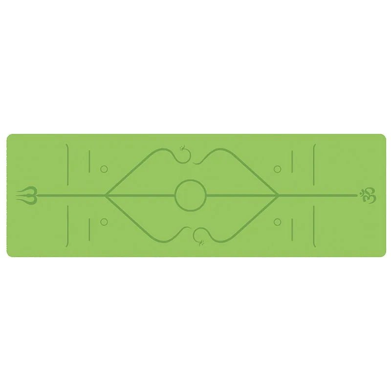 Non - Slip Yoga Mat With Position Line - SensorySoft