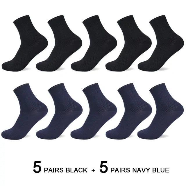 10 Pairs Bamboo Fiber Socks