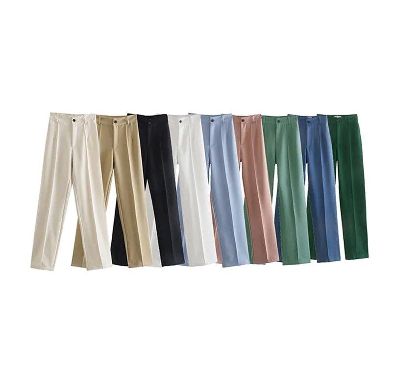 Office Wear Straight Pants - SensorySoftShop