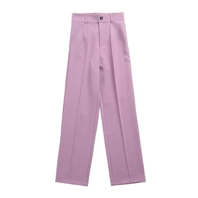 Office Wear Straight Pants - SensorySoftShop