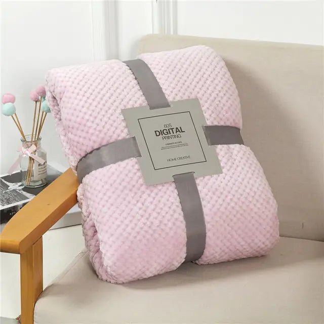 Plaid Winter Bed Blankets - SensorySoftShop