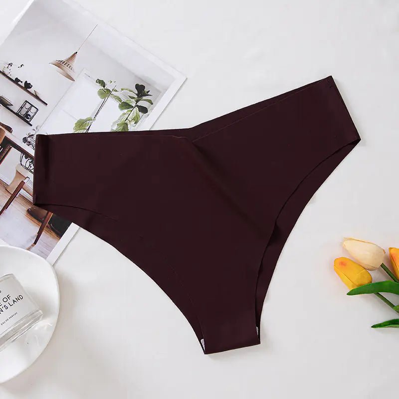 Plus Size Low Waist V Shaped Women's Underwear - SensorySoftShop
